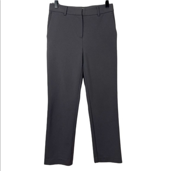 Aritzia Sunday Best Gray High Waisted Straight Leg Pants - Picture 1 of 7